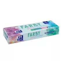 Oxford Farby plakatowe Pastelowe Kids 12 kolorw 12 x 20 ml