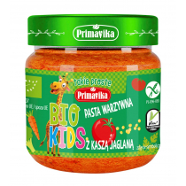 Primaeco Pasta warzywna z kaszą jaglaną bezglutenowa 160 g Bio