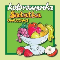 Sa�atka owocowa - kolorowanka