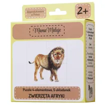Puzzle 4 el. Zwierz�ta Afryki Mama Maluje