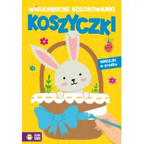 Wielkanocne kolorowanki. Koszyczki