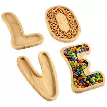 Kesper Zestaw 4 desek do serwowania love