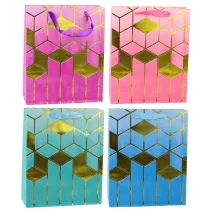 LeanToys Torebka prezentowa mix 32x26x12cm