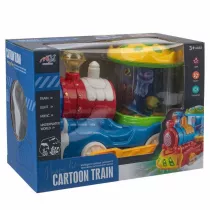 Lokomotywa z akwarium Cartoon Train na baterie 1007783 Norimpex