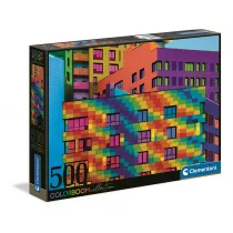 Puzzle 500 el. Color boom. Kwadraty Clementoni