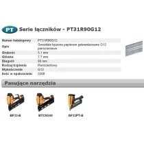Bostitch Gwo�dzie pt 33` 3,1 x 90mm ring galwanizowane 2200 szt.