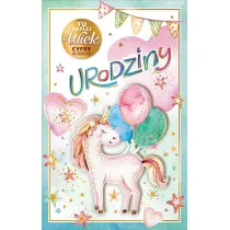 AbCard Kartka okoliczno�ciowa Urodziny (wymienne cyfry)