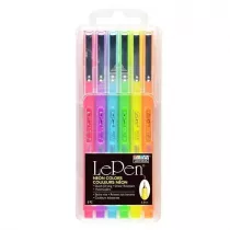 Marvy Cienkopisy Neon 6 kolor�w