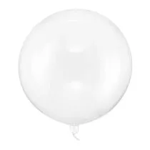 PartyDeco Balon Kula transparentny 40cm