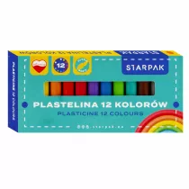 Plastelina 12 kolor�w School STARPAK 533623 12 szt.