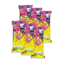 BeRaw Kids Baton Guma balonowa zestaw 6 x 25 g
