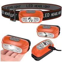 Latarka czoowa LED dwa tryby adowanie USB