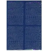 Artdruk Litery samoprzylepne 0,7 cm 8 arkuszy niebieskie