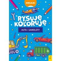 Rysuj i koloruj. Auta i samoloty