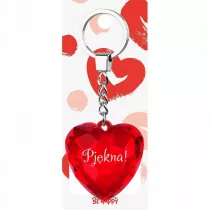 Be-Happy Gifts Brelok serce - Pi�kna!