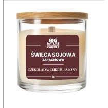 Big Nature wieca sojowa o zapachu Czekolada i Cukier Palony 225 g