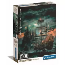 Puzzle 1500 Compact The Pirates Ship Clementoni