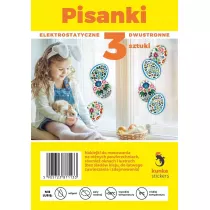 Kunke Naklejki Wielkanocne Pisanki 3 szt.