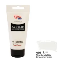Rosa Farba akrylowa titanium white 401 75ml
