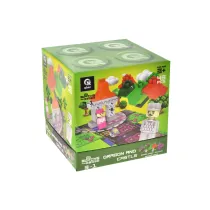 Klocki konstrukcyjne Block&Steps Smok i zamek +Gra planszowa 3w1