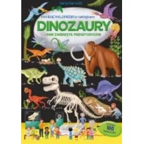 Dinozaury i inne zwierz�ta prehistoryczne. Mini encyklopedia z naklejkami
