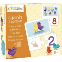 Puzzle 3 Nauka liczenia Clairefontaine