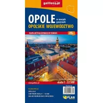 Mapa Wojewdztwo opolskie. Opole w nowych granicach. Skala 1: 22 500