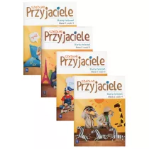 Szkolni przyjaciele. Edukacja wczesnoszkolna. Karty �wicze�. Cz�� 1-4. Klasa 2