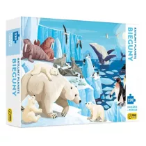 Bieguny. Ratujmy planet. Puzzle 220 elementw + ksika Wilga Play
