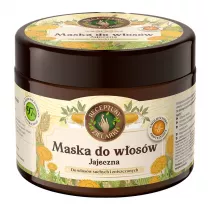 Receptury Zielarki Jajeczna maska do w�os�w suchych i zniszczonych emolientowo-proteinowa 300 ml