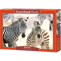 Puzzle 1000 el. Young Zebras Castorland