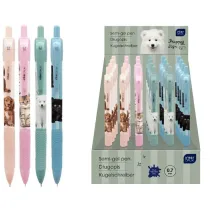 Interdruk Dugopis auto z gripem Puppy Sign nieb (24szt)