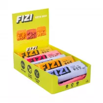 Fizi Batony wegaskie bez glutenu, bez cukru Keto Protein zgrzewka mix 3 smaki 10 x 45 g