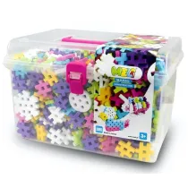 PUZZLE 1000 Klocki Meli Basic Constructor Pink Travel Box 1000 Elementw