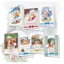 Top Graphic Karnet Bo�e Narodzenie z op�atkiem, religia mix 10 szt.