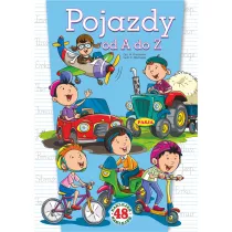 Pojazdy od A do Z. 48 naklejek