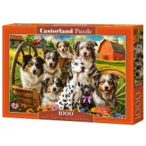 Puzzle 1000 el. Happy Dogs In The Countryside Castorland