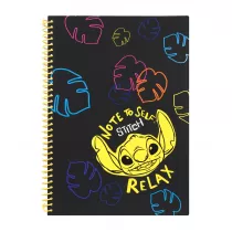 CoolPack Ko�obrulion A4 Disney Black Stitch spirala kratka 100 kartek