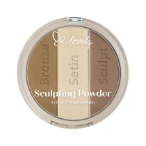 Lovely Sculpting Powder paleta do konturowania twarzy 4 15 g