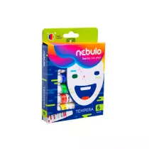 Nebulo Farby tempera w tubie 6 kolorw