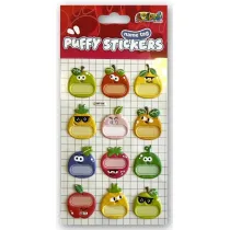 Naklejki Puffy Name Tag Fruits PENMATE