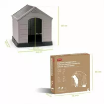 Keter Poland E (F-k-nie) Curver buda dla psa grafit 95x99x99cm