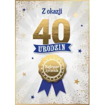 Armin Style KARNET URODZINY 40 B6 Z KOP AS GM-1293 FOL