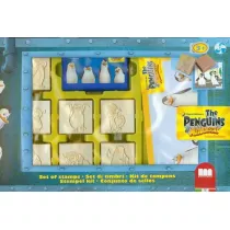Piecz�tki w walizce 7 szt. Pingwiny * Multiprint
