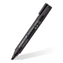 Staedtler Marker wodoodporny Lumocolor, czarny, �ci�ty