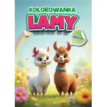 Lamy z naklejkami. Kolorowanka