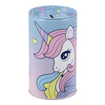Skarbonka metalowa okr�g�a Unicorn STARPAK 569224