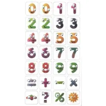 Fandy Magnesy 28 szt Liczby