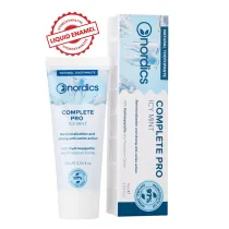 Nordics Pasta do z�b�w remineralizuj�ca complete pro z p�ynnym szkliwem bez fluoru 75 ml