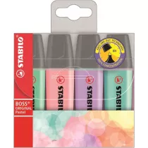 Stabilo Zakrelacz Boss Pastel Etui 4 szt.